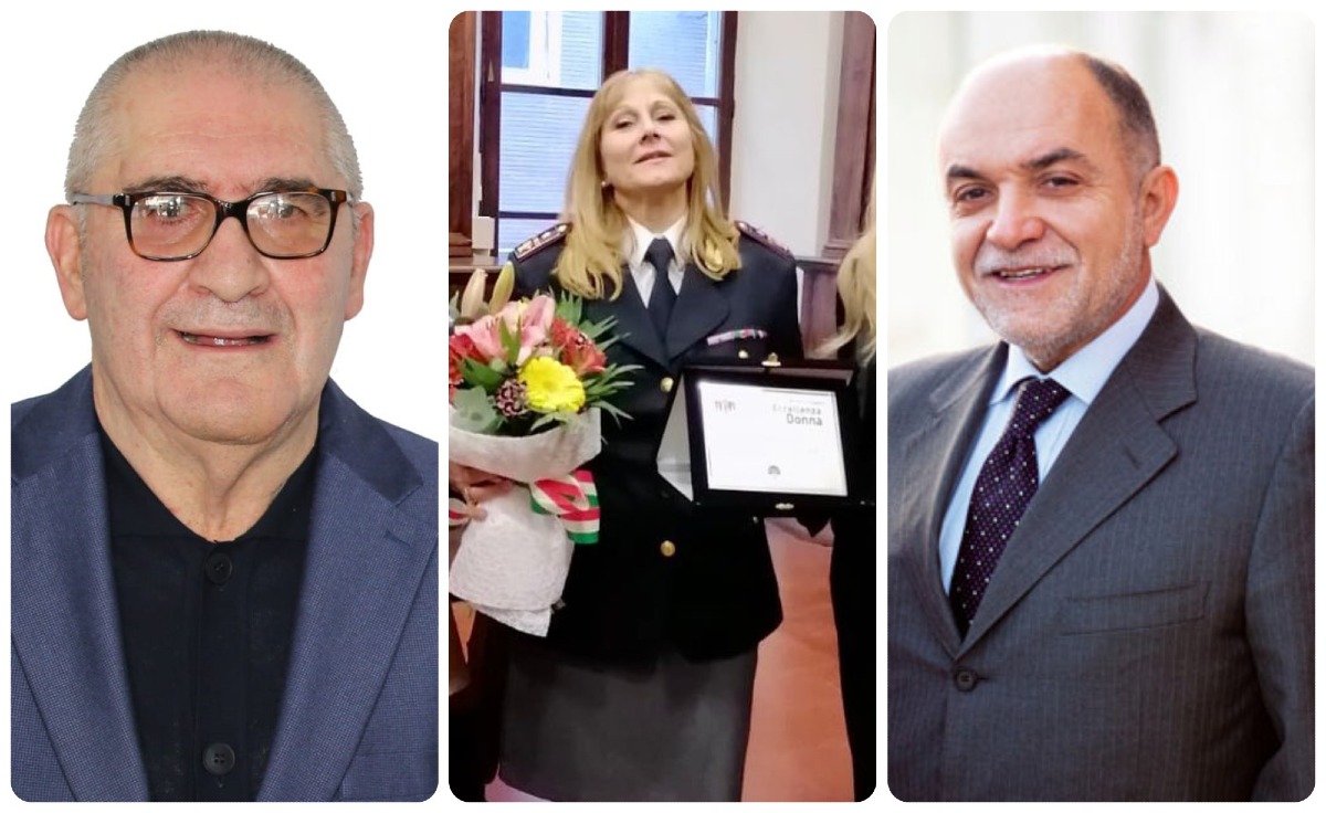 Dal medico chirurgo ai due dipendenti Scm: ecco le onorificenze riminesi per il 2 giugno - Da sinistra: Giovanni Cancellieri, Laura Casonato, William Raffaeli