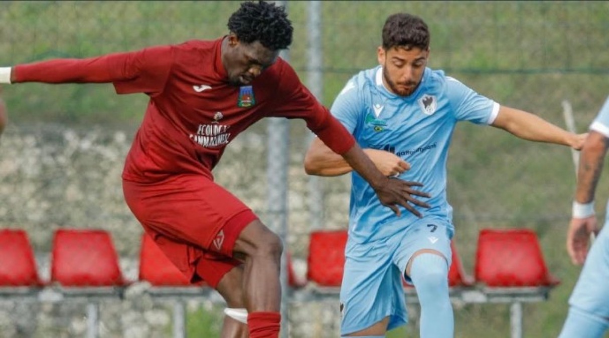 Calcio RSM: Libertas, che colpo! Per l'attacco c'è bomber Osayande - Osayande in azione