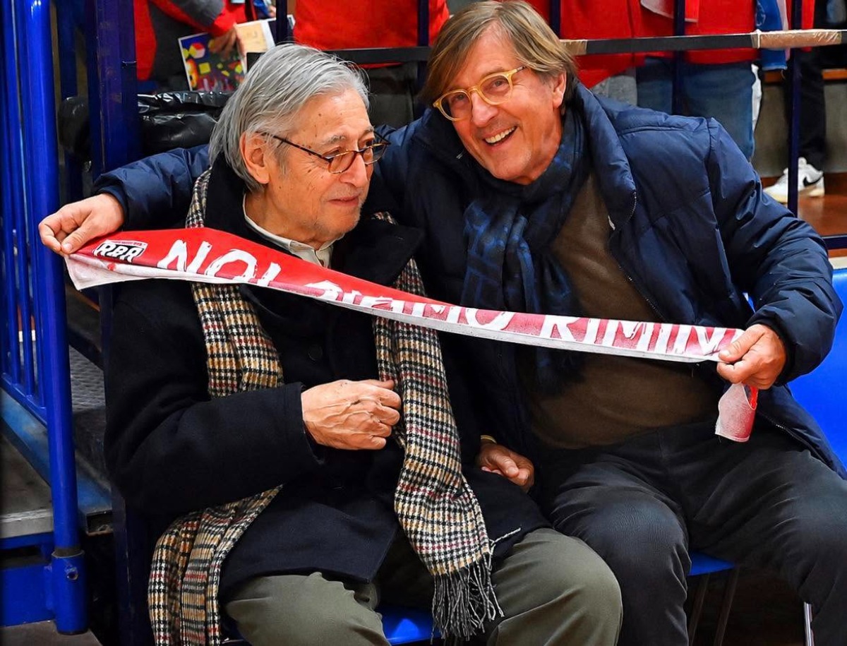 Basket in lutto: ci ha lasciato coach Piero Pasini - Pasini e Benatti al Flaminio