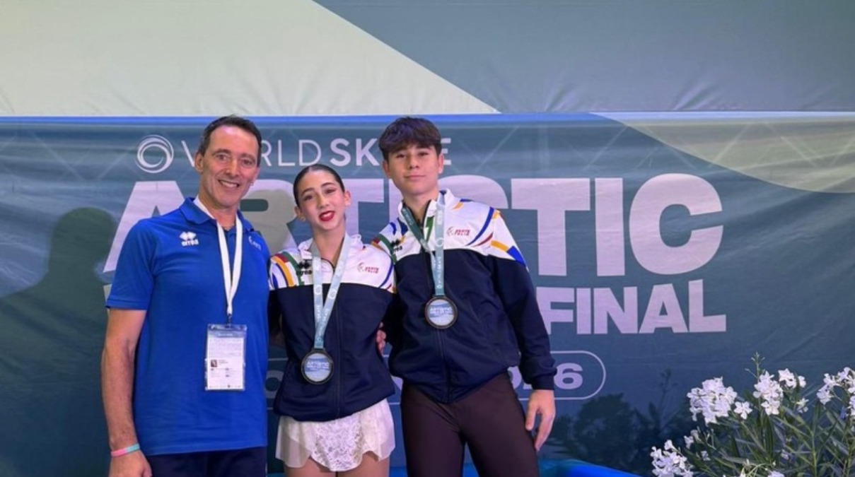 Pattinaggio artistico: bronzo mondiale per Pagnotta e Costanzo alla World Cup di Cesena - 