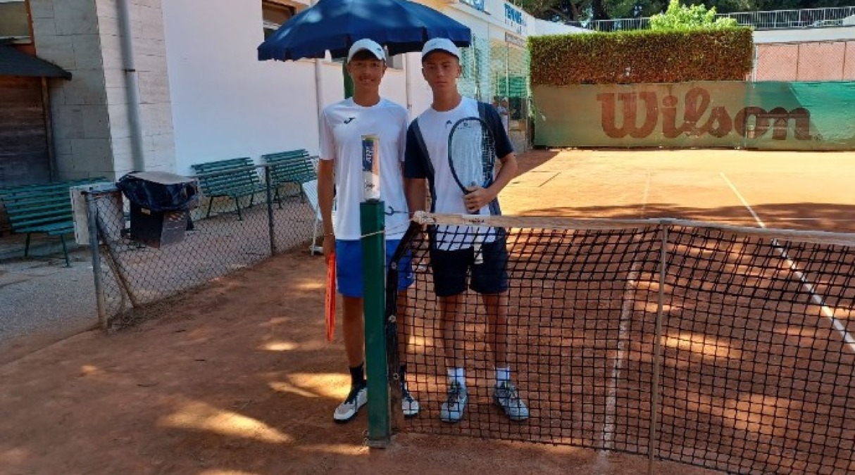 Tennis, nel Super Next Gen brillano Cortesi, Butti e Giovagnoli - Da sinistra Giovagnoli e Giacopuzzi