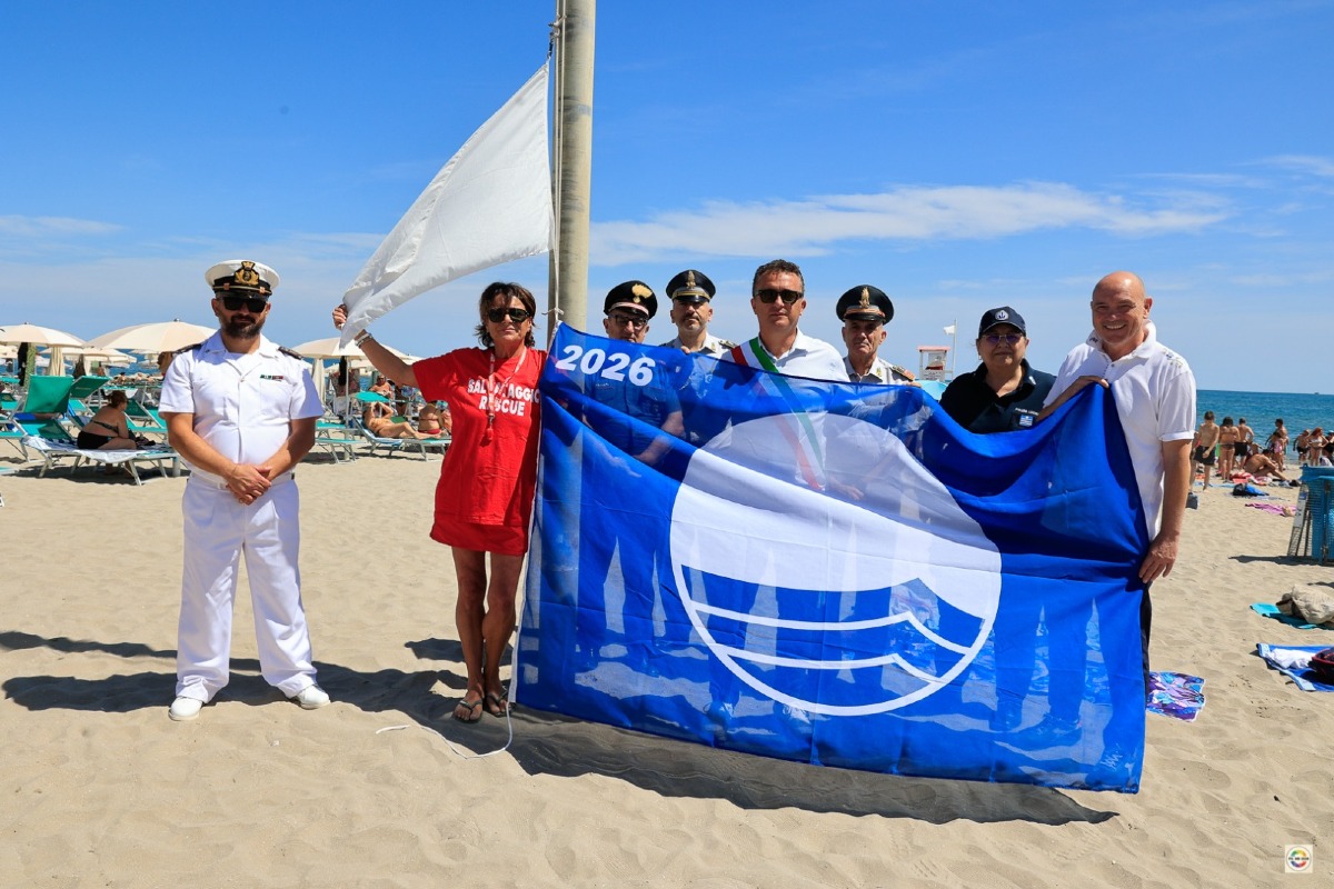 Misano issa per la 39esima volta la Bandiera Blu - 