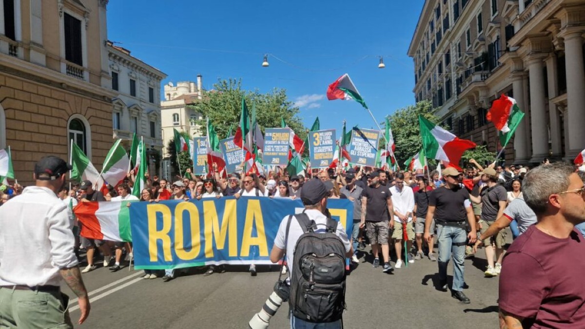 Remigrazione, manifestazione a Roma: presidente comitato, "non ci rispecchiamo in Vannacci" - PH AGENZIA DIRE