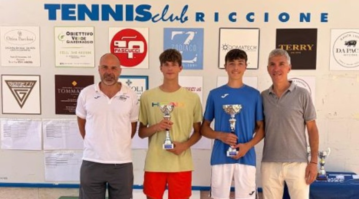 Tennis, Super Next Gen: vincono Marco Giovagnoli ed Anna Manfrin - La premiazione del singolare maschile