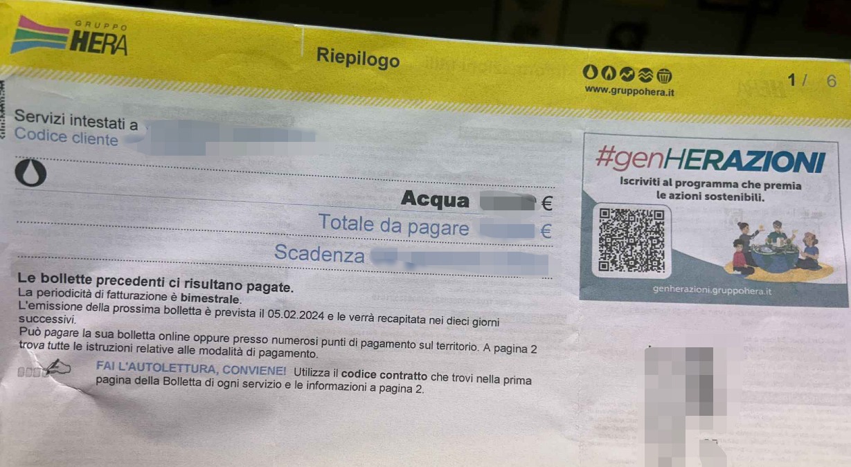 Bollette, con i conguagli arrivano i rincari anche per le bollette dell'acqua - 