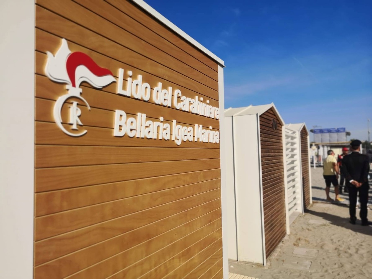 Bellaria, inaugurato il Lido dei Carabinieri: nuovo spazio sulla spiaggia per l’Arma e le famiglie - Lido dei Carabinieri di Bellaria Igea Marina