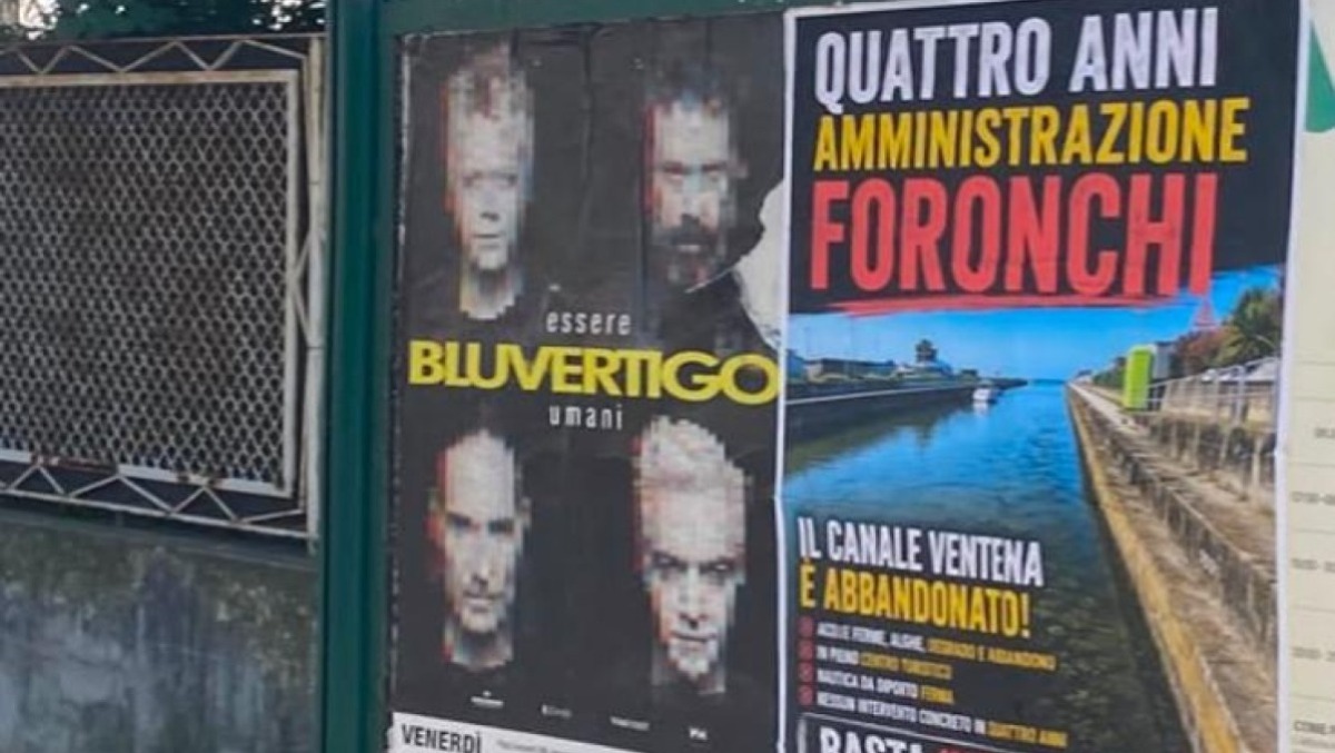 "Canale del Ventena abbandonato al degrado": l'affondo del centrodestra cattolichino - Il manifesto di protesta (a destra)
