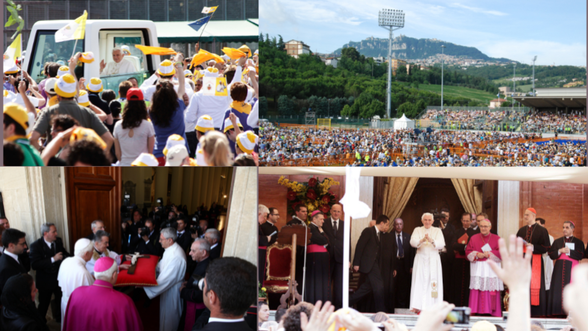 Accade oggi: 15 anni fa la visita di Papa Ratzinger a San Marino e Pennabilli - 
