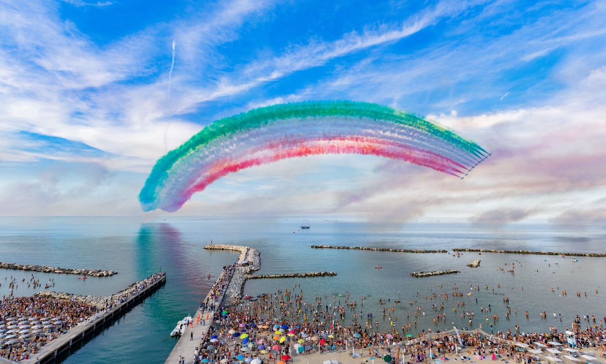Bellaria Igea Marina, Air Show: Frecce Tricolori e il grande spettacolo sul mare - Ph Alessia Bocchini