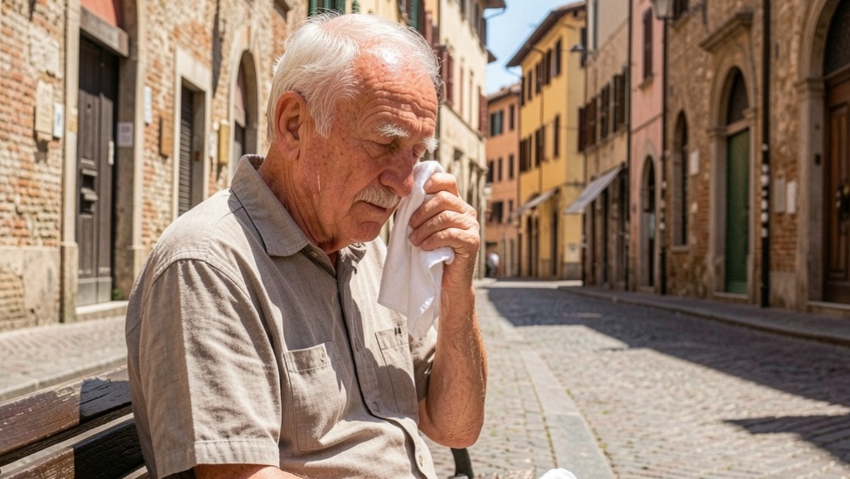 L'estate entra nella fase "rovente": Comune di Rimini attiva Piano Caldo per anziani e soggetti a rischio - Anziano, grande caldo REPERTORIO