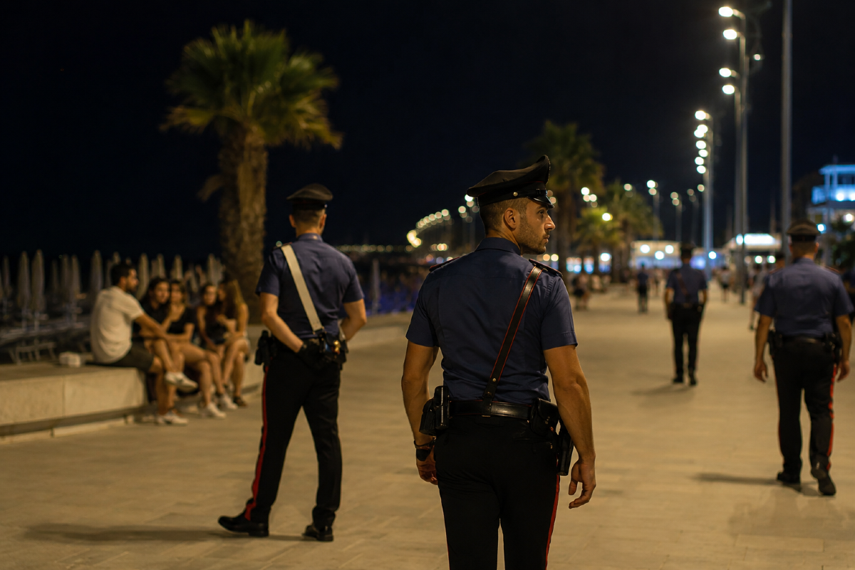 Furti, ricettazione e non solo: il bilancio della sicurezza nella Notte Rosa per i Carabinieri - Carabinieri, controlli notturni, estate, pattuglie REPERTORIO