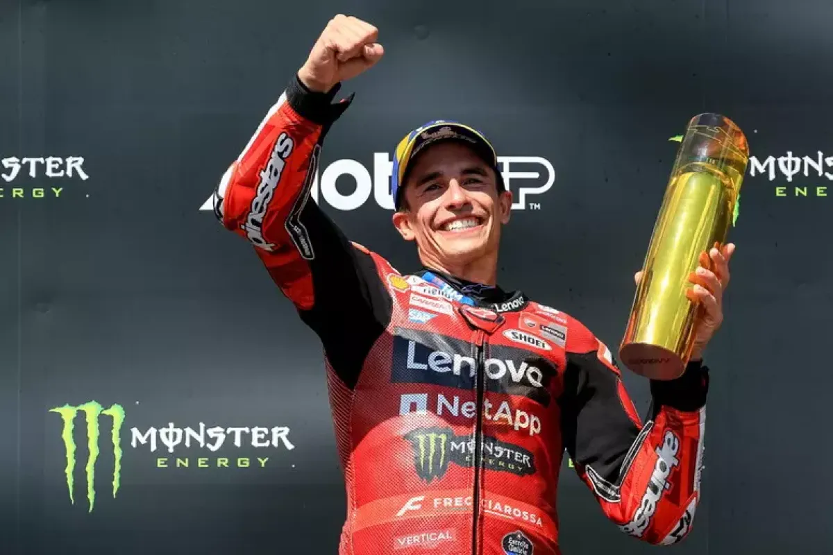 Marc Marquez resta in Ducati: rinnovo fino al 2028, lo spagnolo veste ancora "rosso" - Marc Marquez PH ANSA/EPA