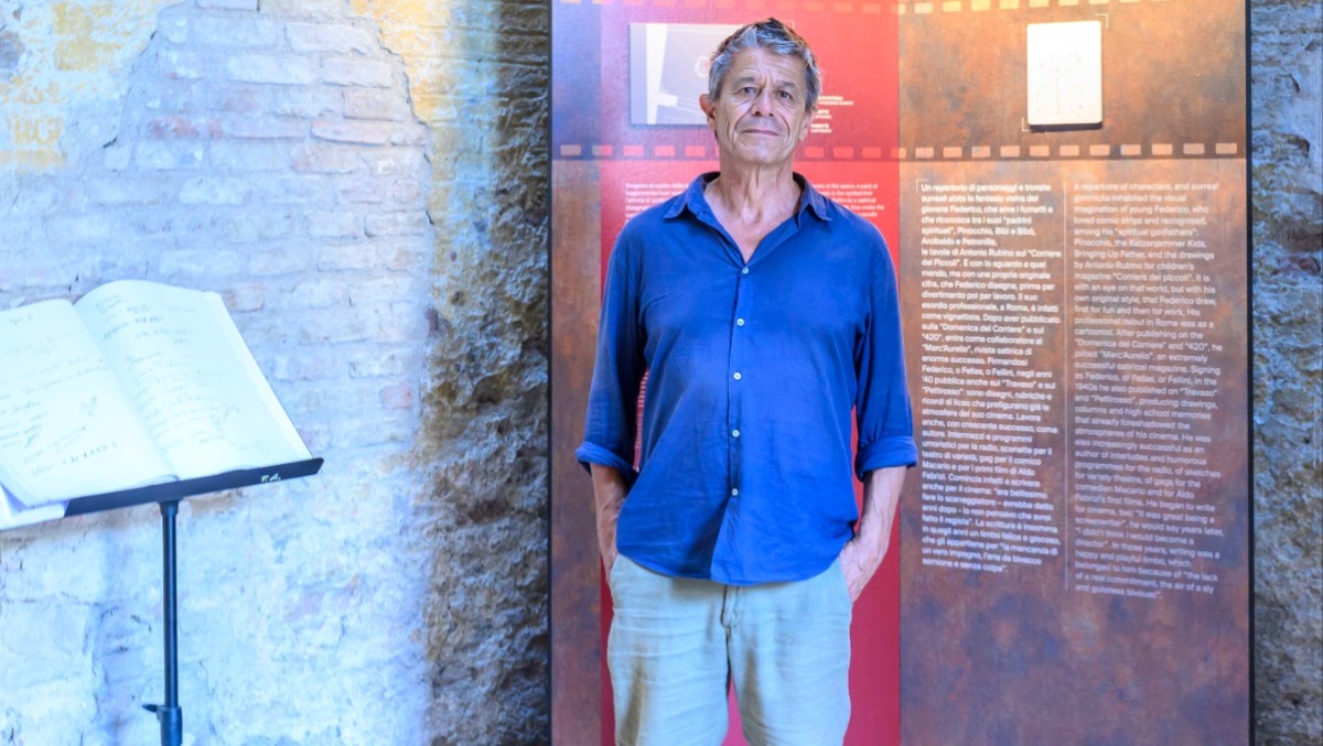 Emmanuel Carrère a Rimini: dal Fellini Museum alla Piazza sull'Acqua gremita di gente - Emmanuel Carrère