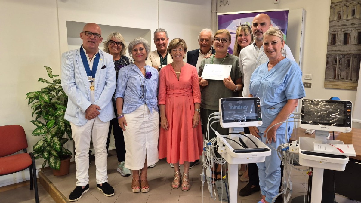 Nuove tecnologie al Ceccarini: donati due monitor di ultima generazione all’Endoscopia - 