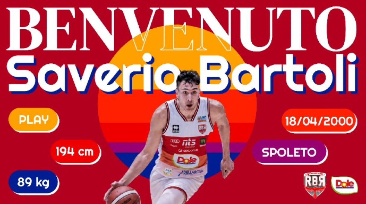 Basket A2, Saverio Bartoli è un nuovo giocatore della Dole Rimini - 