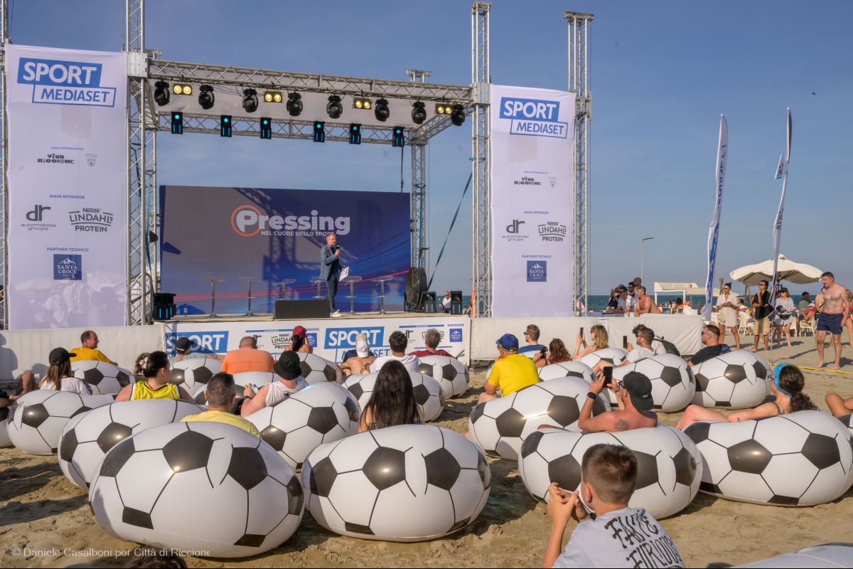 Sport, tv e spiaggia: a Riccione oltre 29 milioni di contatti con Sportmediaset live - 