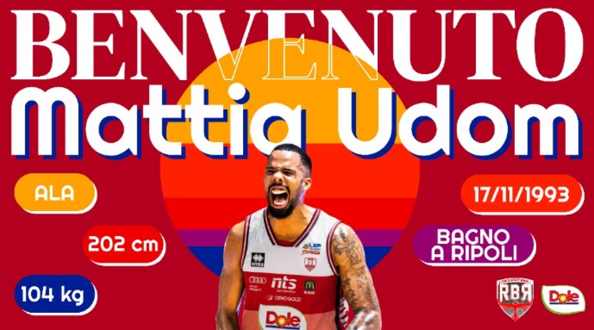 Basket A2, un colpo dalla serie A per la Dole:  Mattia Udom - 