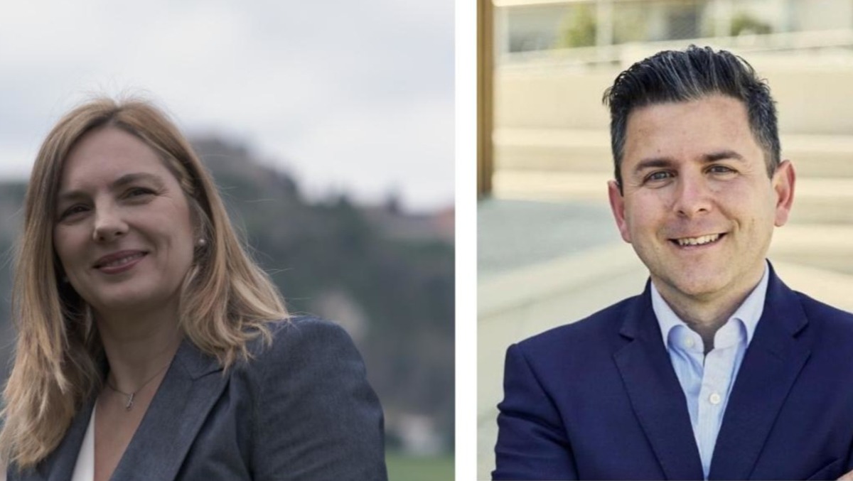 Ufficiale, Verucchio e Poggio Torriana fuori dai comuni montani. I sindaci attaccano: "Grave" - La sindaca Lara Gobbi e il sindaco Ronny Raggini