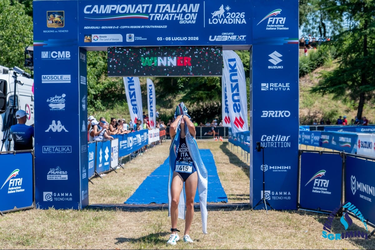 Emi Accorsi campionessa d'Italia Youth B: tris di medaglie per il Triathlon Duathlon Rimini - 