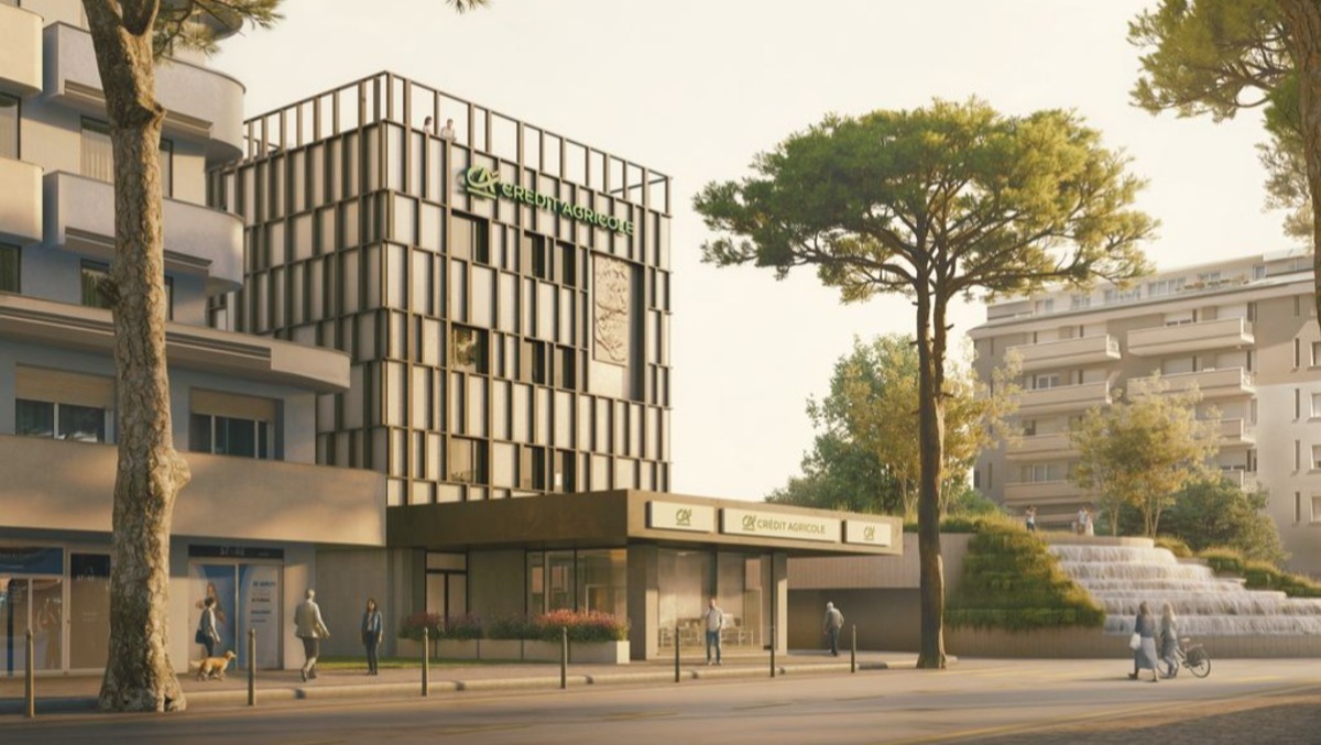 Marina Centro, al via il restyling dell'edificio affacciato sulla nuova piazza Marvelli e sul parcheggio - 