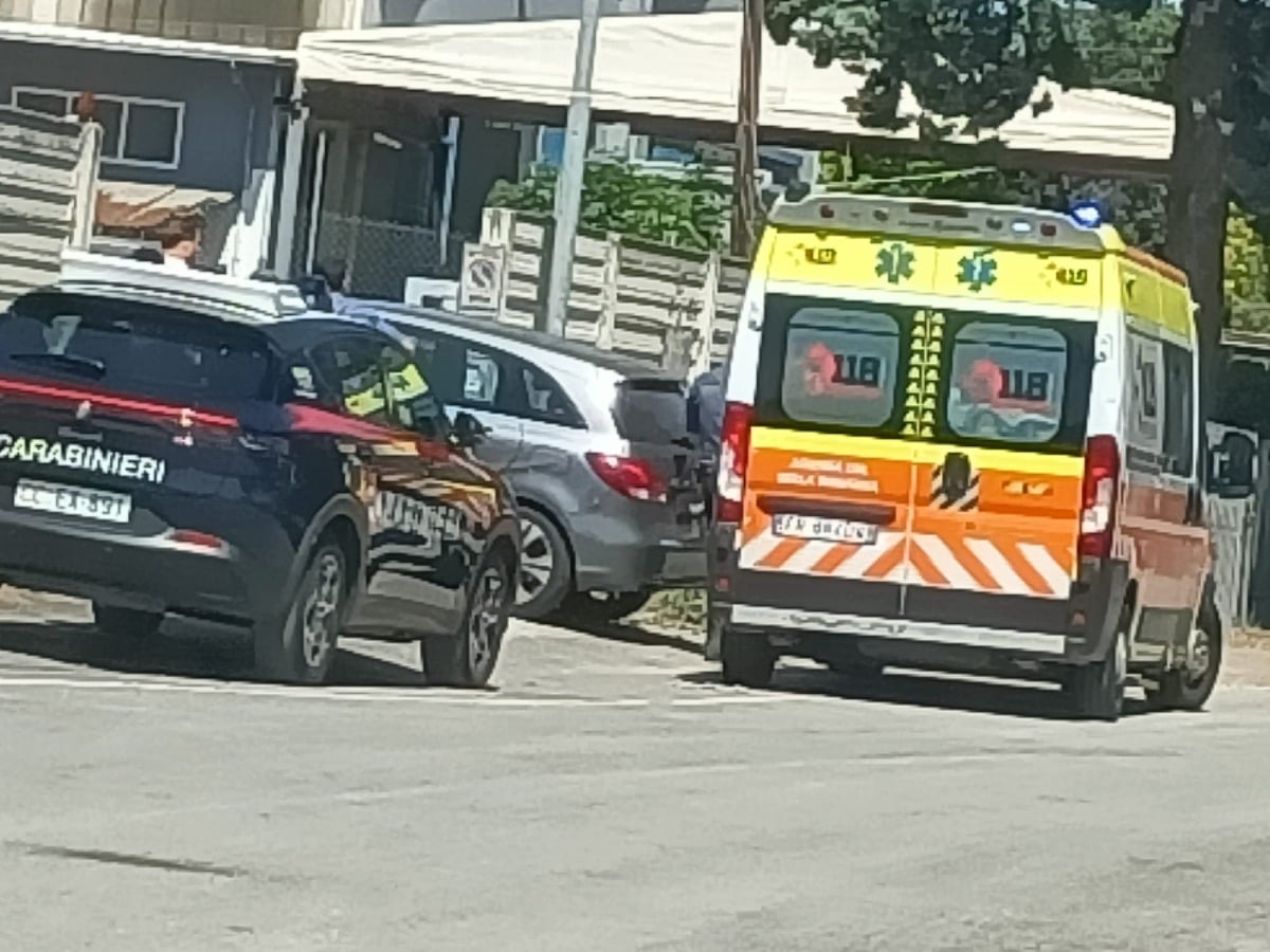 Incidente sul lavoro: operaio trasportato in eliambulanza al Bufalini - Il luogo dell'incidente