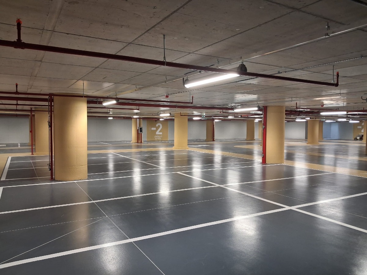 Rimini, apre il nuovo parcheggio di piazza Marvelli: 300 posti e videosorveglianza h24 - Parcheggio di piazza Marvelli