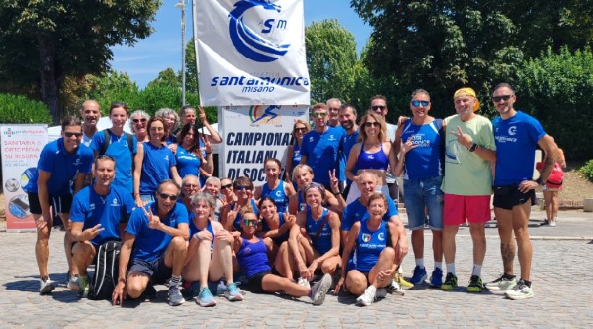 Atletica Santamonica Misano sul podio d'Italia alle Finali Nazionali CDS Master - La squadra Master dell'Atletica Santamonica