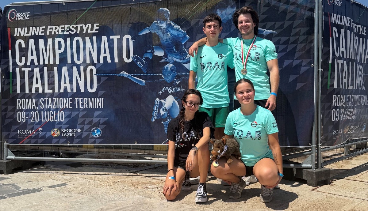 Boar Skating Villa Verucchio, due medaglie ai Campionati Italiani di Roma - 