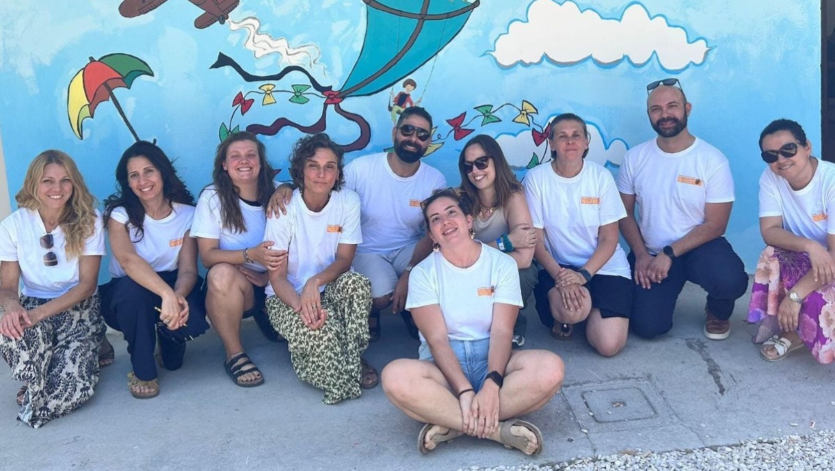 Montegridolfo, inaugurato il murales realizzato dai ragazzi della coop Il Gesto - 