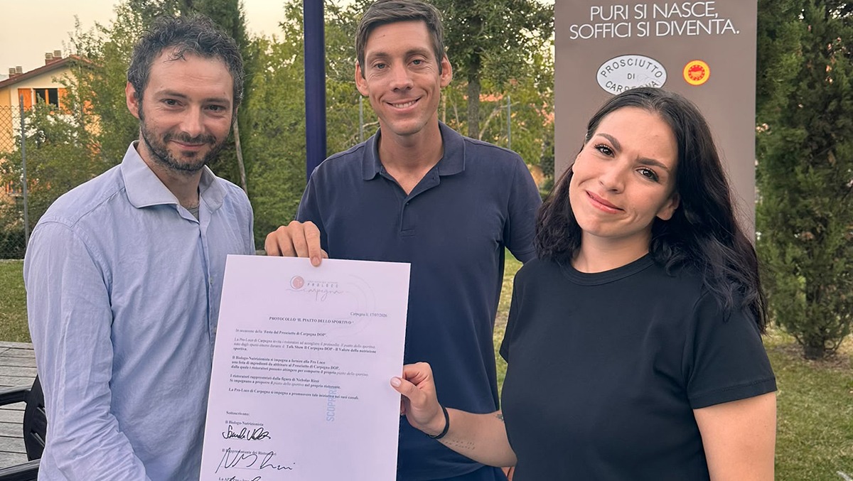 Carpegna DOP: nasce "Il Piatto dello Sportivo" tra tradizione e benessere - Al centro Samuele Valentini