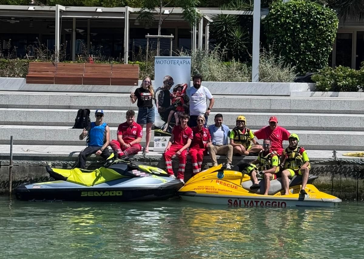 Riccione, arriva la mototerapia in mare: sport e inclusione senza barriere - 
