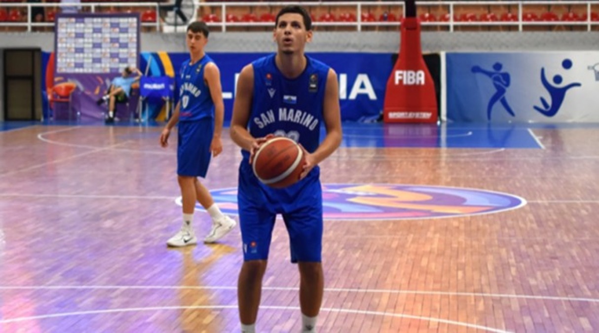 Basket, Europei U18 Div. C.: San Marino sconfitta da Malta (106-67) - Mattia Nanni (foto Fiba)