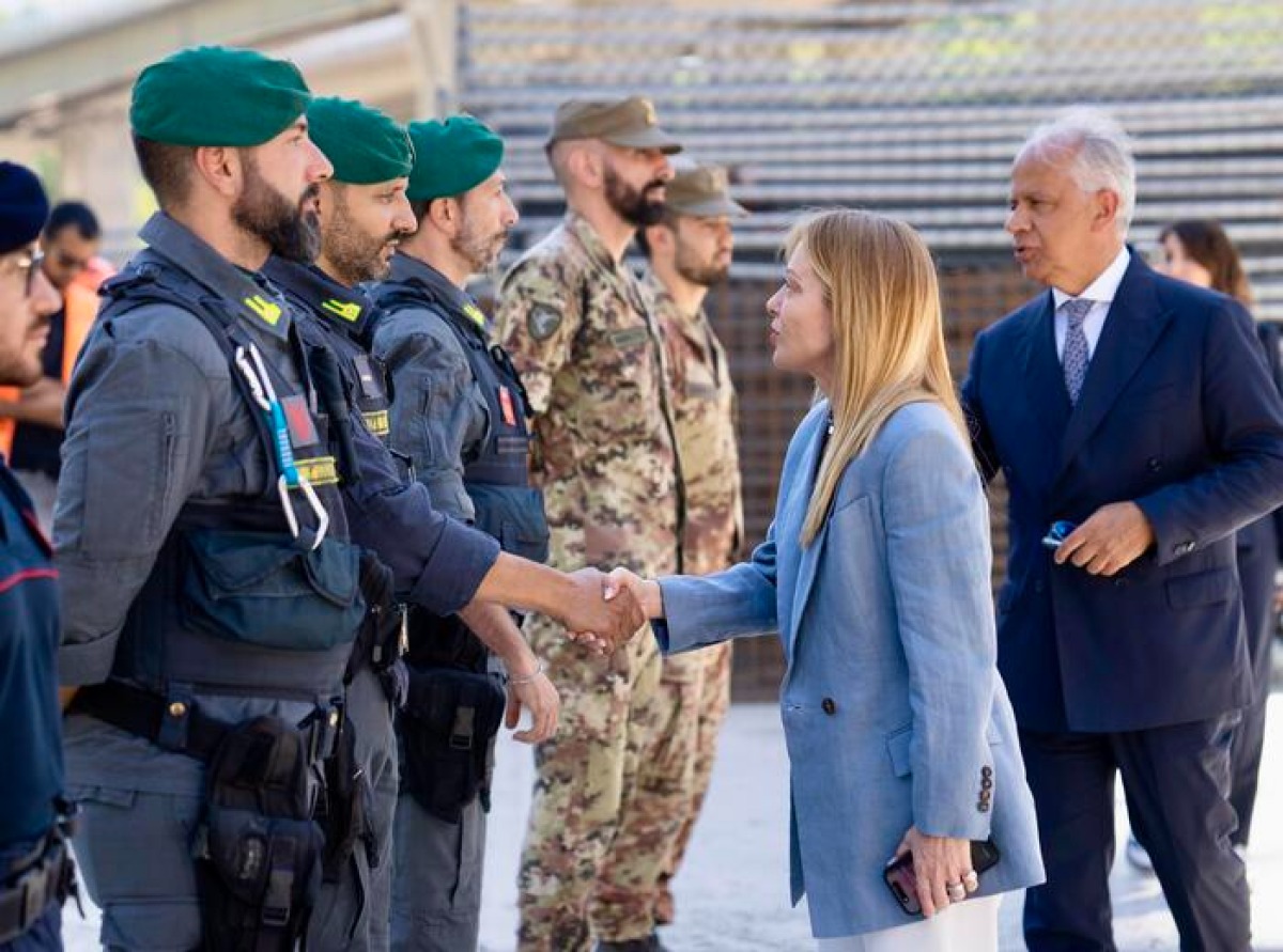Assalto al cantiere Tav, Meloni in Valle di Susa: "Violenza organizzata" - © Ansa