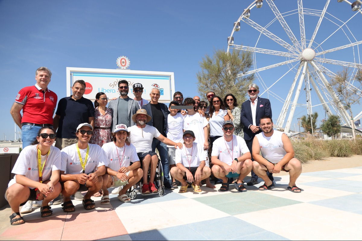 “Spiaggia Libera Tutti” a Rimini supera quota 1.500 presenze: cresce l’accoglienza anche per gli ospiti stranieri - 