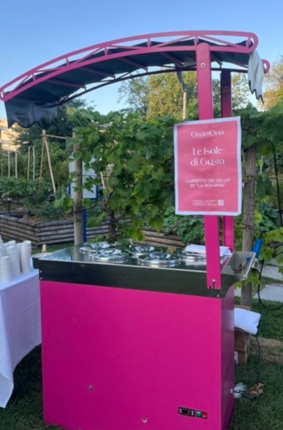 Il carretto dei gelati.