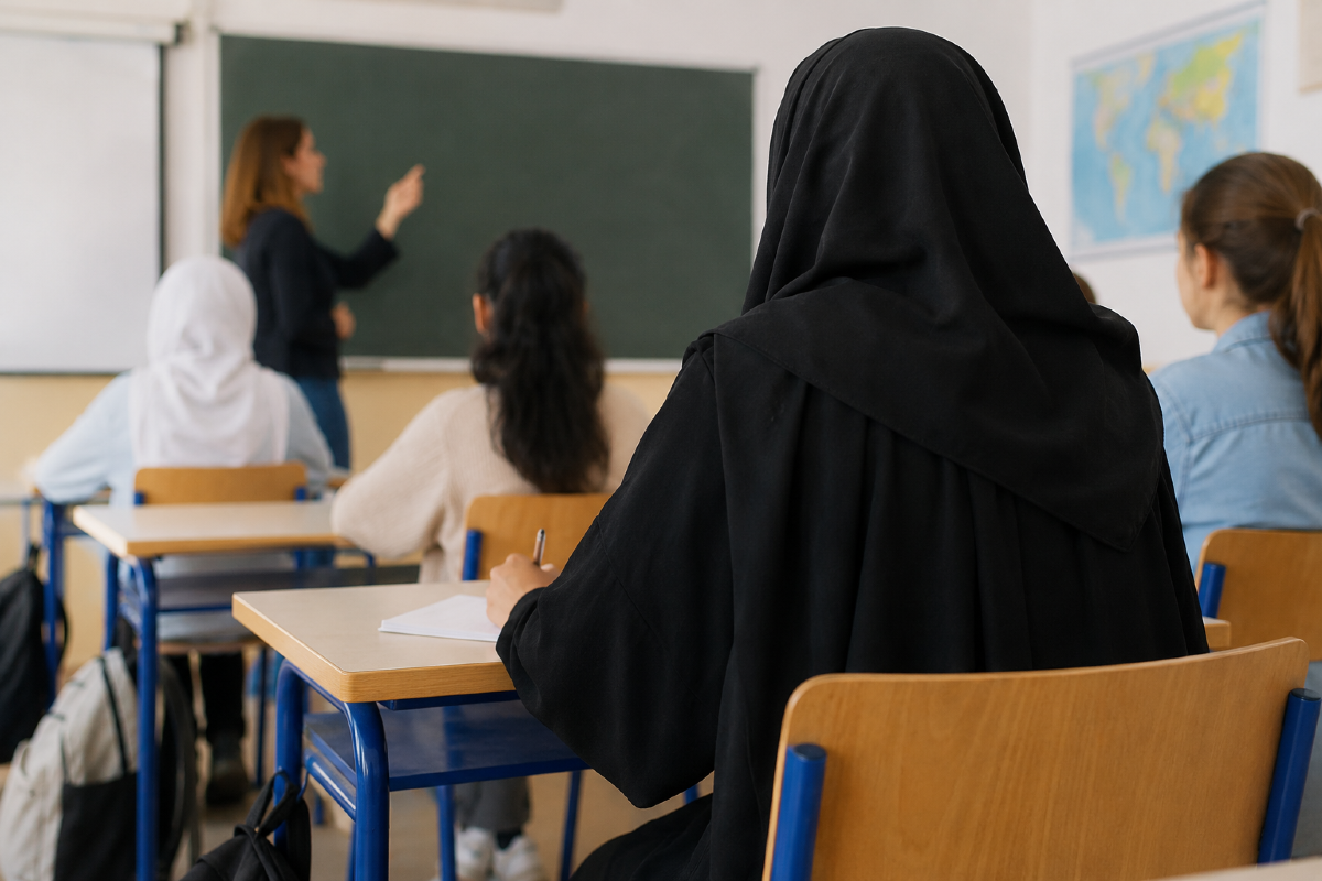 Burqa a scuola, Valditara: "Pronto un emendamento per vietarlo". - 