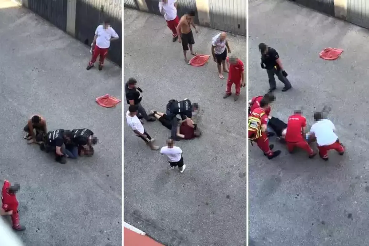 Sopralluogo del Ris in via Svevo dopo la morte di Fakir - 