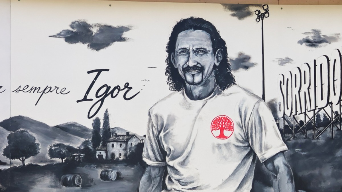 Rimini ricorda il grande Igor Protti con un murale: all'inaugurazione anche Bravo e Ricchiuti - 