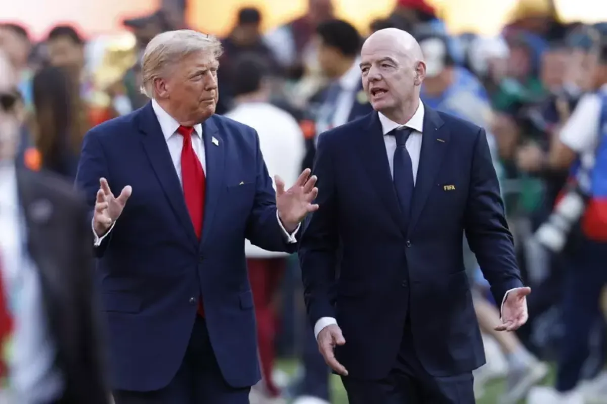 Trump difende Infantino: "Sostituirlo alla Fifa sarebbe un errore gravissimo" - © Ansa