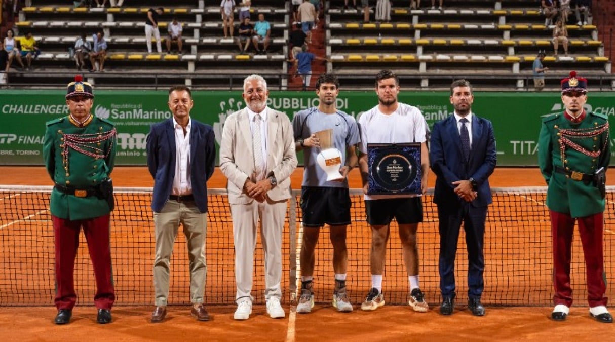 Tennis, San Marino Open: 'Un’edizione nel segno della crescita' - La premiazione