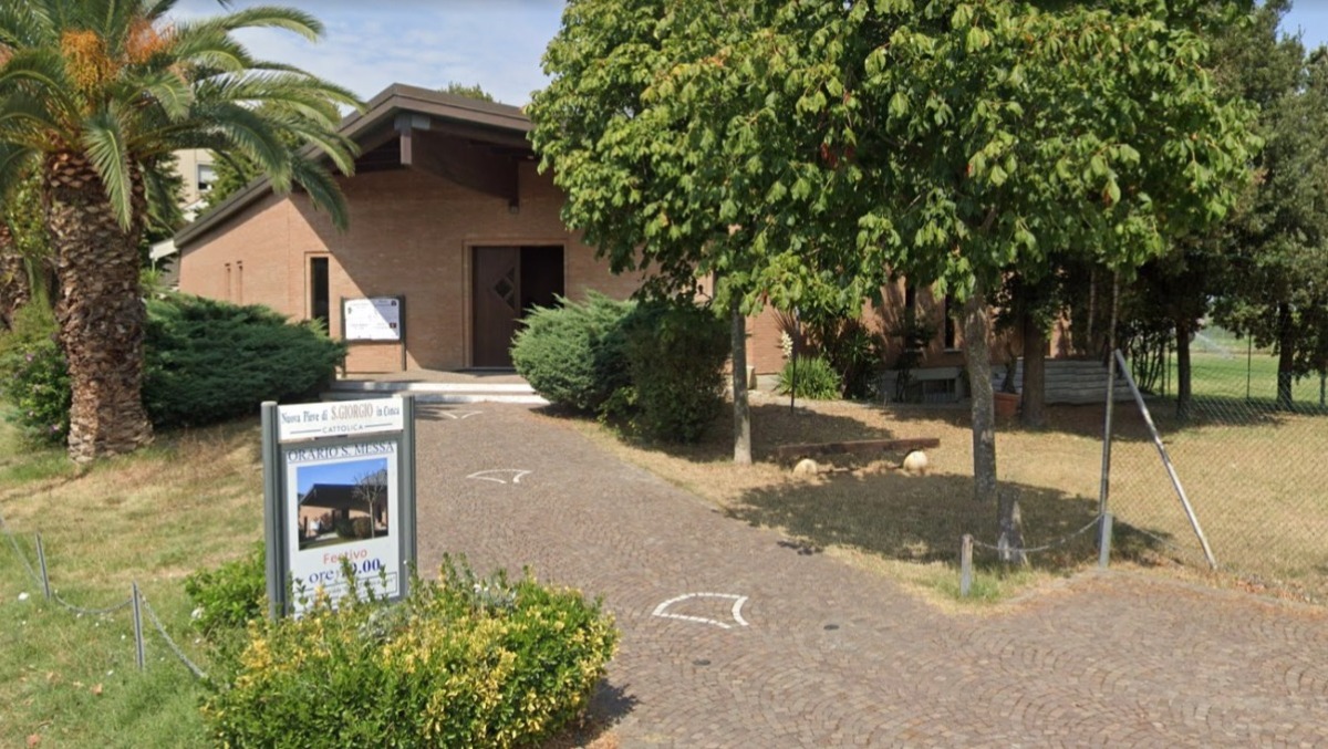 Vandali nella chiesa di Montalbano: divelto il tabernacolo, gettate le ostie consacrate - La chiesa di San Giorgio in Conca PH GOOGLE MAPS