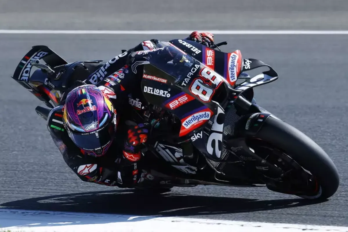 Il ritorno di Bezzecchi, buon terzo posto nella sprint a Silverstone. Vince Jorge Martin - Jorge Martin PH ANSA\EPA
