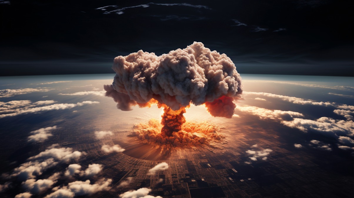 Nagasaki ricorda l'81° anniversario della bomba atomica - Immagine creata con IA