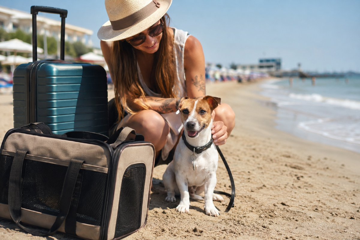Il turismo cambia e gli italiani si portano il cane in vacanza: “Ora servono più servizi” - Immagine elaborata con ChatGpt