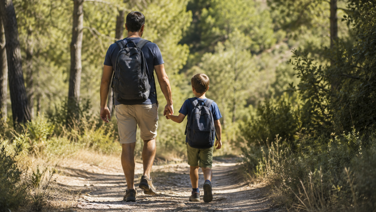 Riccione, padri e figli insieme nella natura: una gita tra i supereroi - Foto di archivio 