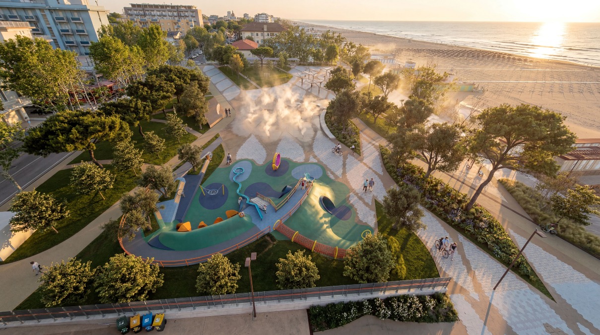 Rimini, una nuova piazza sul mare al posto dell’ex Colonia Enel: sport, giochi ed eventi - 