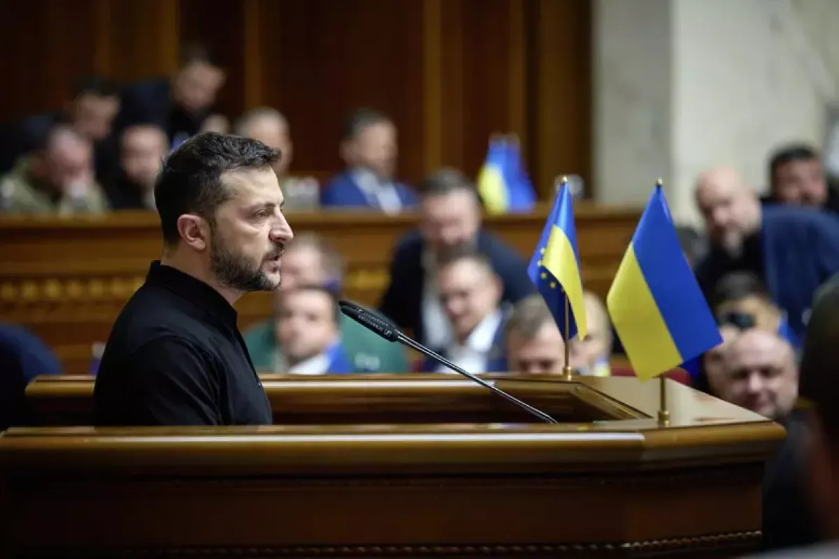 Ucraina, Zelensky licenzia la vice capo dell'ufficio presidenziale Iryna Mudra - Zelensky PH ANSA/EPA