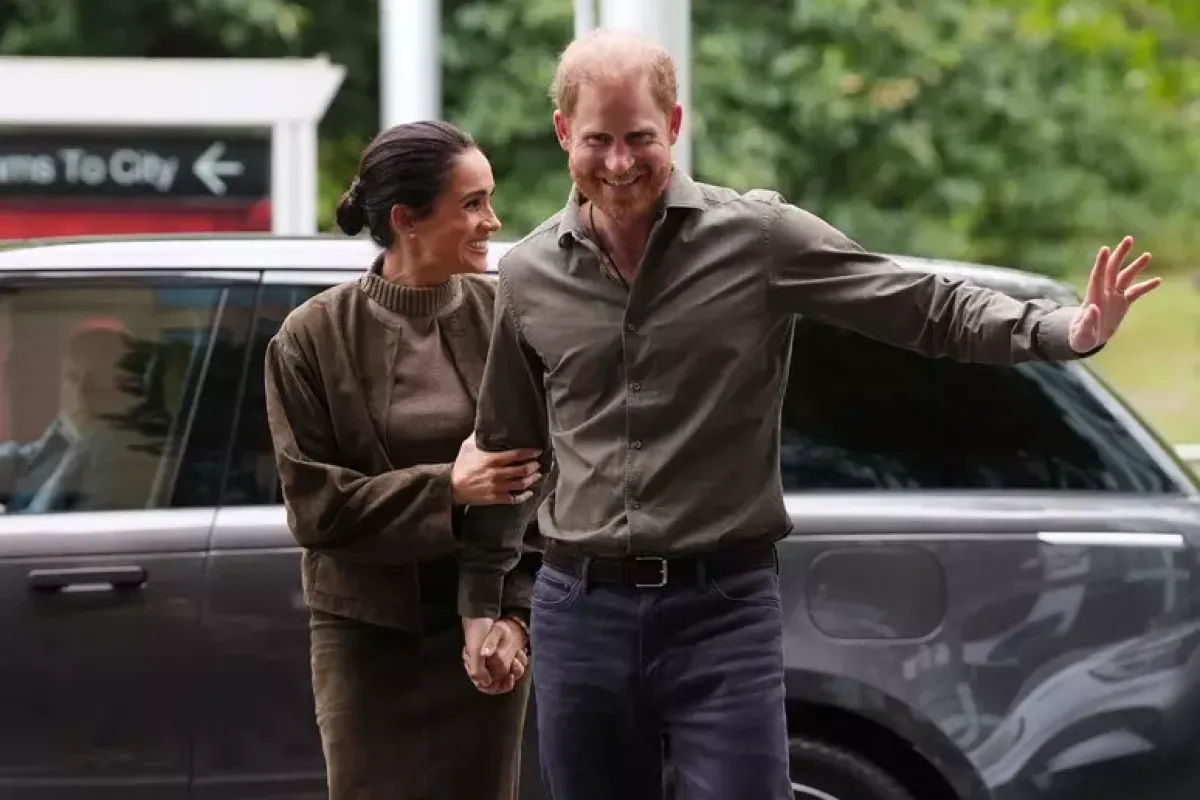 Harry e Meghan, polemica nel Regno Unito sui costi della scorta - Harry e Meghan PH ANSA