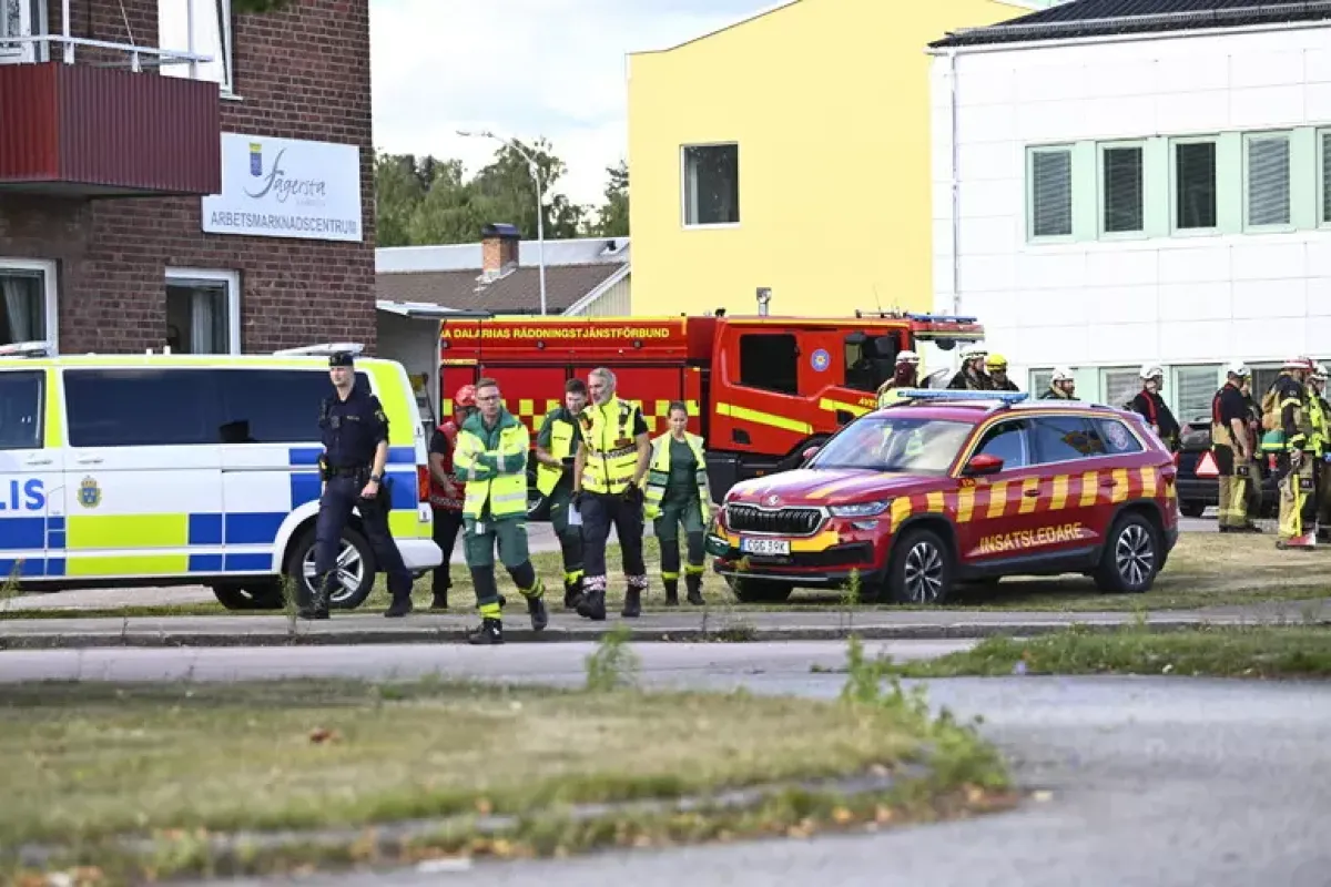Svezia, 18enne armato di spada irrompe in un liceo: un morto e tre feriti - PH ANSA/EPA