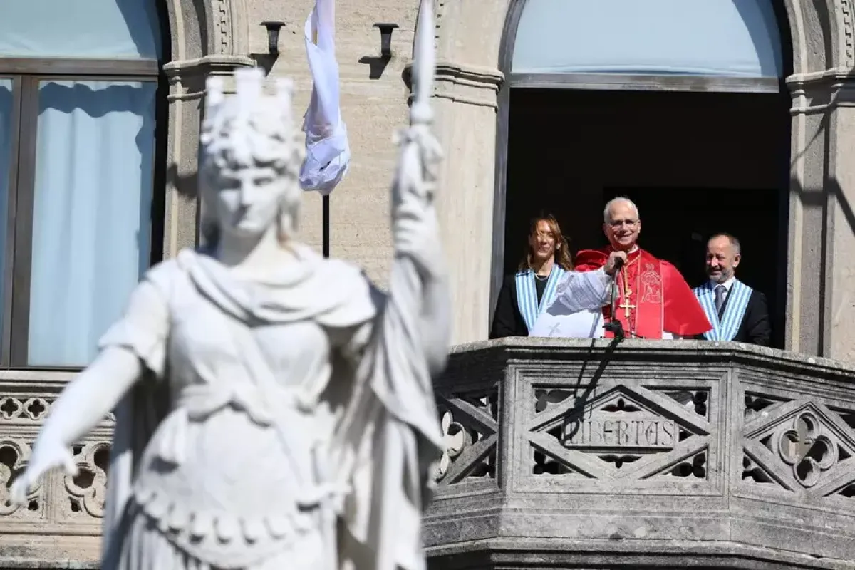 Papa Leone a San Marino: "La libertà si realizza nel dono, nella comunione, nell'incontro" - 